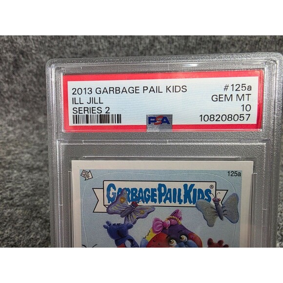 2013 Garbage Pail Kids Ill Jill 125a PSA 10 Gem Mint Series 2 Trading Card - Picture 2 of 3